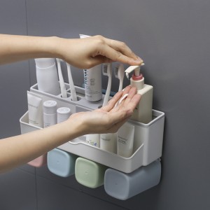 Eco-Friendly Toiletries Toothpaste Squeezer Automatic Plastic, New Arrival Bathroom Accessories Automatic Toothpaste Squeezer