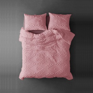 3PC high quality clipped bedding set COTTONPOLY jacquard comforter set