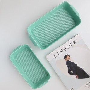 BK13 Hot Sale Ceramic Colorful Bakeware Sets Rectangular Plate Ceramic Baking Pan