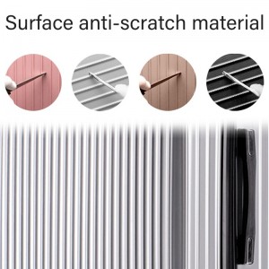 new design zipper high quality luggage travel hard shell trolley case low MOQ waterproof portable safety carry on suitcase