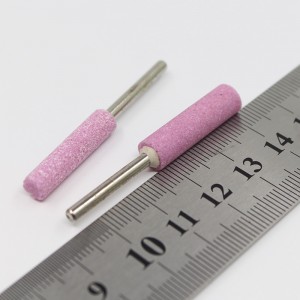 Abrasive tools Pink Aluminum Oxide Cylindric Shape Metal Polishing Mounted Point