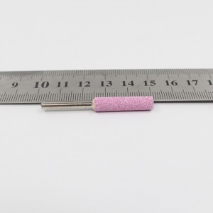 Abrasive tools Pink Aluminum Oxide Cylindric Shape Metal Polishing Mounted Point