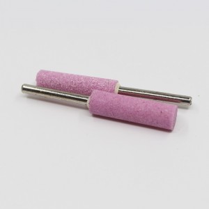 Abrasive tools Pink Aluminum Oxide Cylindric Shape Metal Polishing Mounted Point