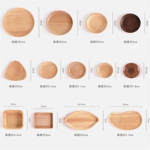 wholesale high quality home nature disposable bamboo plate