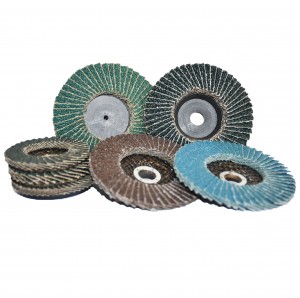 zirconia abrasive tools 5 inch 40 grit flap disk for metal polishing