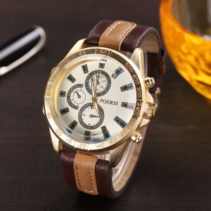Men Quartz Watch Luxury Leather Sports Wristwatch Geneva Mechanical Watch(KKWT2006)