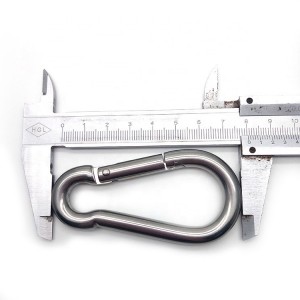 Carabina Hardware Rigging Stainless Steel 316 Carabiner Snap Hook Swivel Metal Snap Hook Metal Carabiner