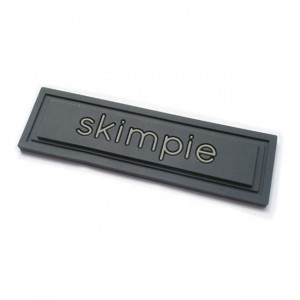 Clothing accessories 3D garment rubber label