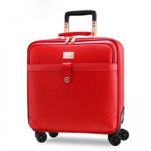Cheap Print Trolley Luggage Travel Suitcase With Retractable Wheels