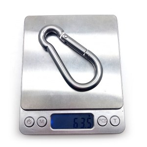 Carabina Hardware Rigging Stainless Steel 316 Carabiner Snap Hook Swivel Metal Snap Hook Metal Carabiner