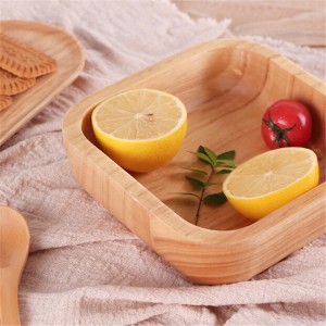 wholesale high quality home nature disposable bamboo plate
