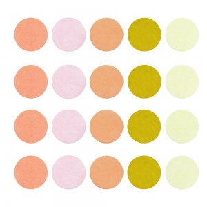 Nicro Gold Foil Tissue Paper Circle Metallic Table Confetti Wedding Party Supplies Custom Confetti Shape