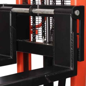 manual stacker hydraulic forklift trucks made in China 0.5123ton hydraulic hand operated forklift lifting tools and equipment