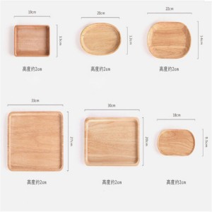 wholesale high quality home nature disposable bamboo plate
