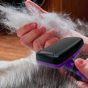 Wholesale Roller Plastic Grooming Cleaning Remove Pet Hair Slicker Brush