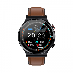 smart watch E88, PPG ECG+body temperature+ blood oxygen smartwatch, men women fitness tracker, smarthealth app, 1.32 inch