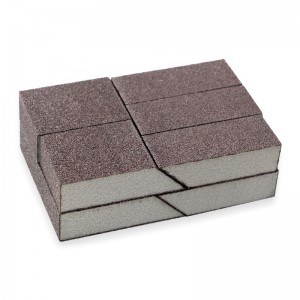 Oblique angle black High Density Foam Abrasive Tool Sponge Sanding
