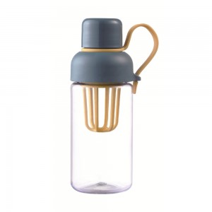 free custom Plastic water bottle, 480 ml plastic water bottle with fruit infuser