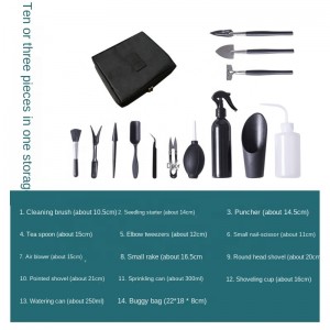 Succulent tool set plant pot flower planting supplies gardening tool set meat maintenance planting succulent tool