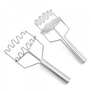 Good quality kitchen tools stainless steel potato press for kitchen and baking