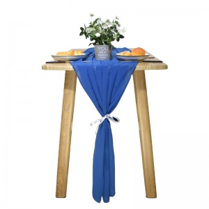 Ivory Chiffon Table Runner for Wedding Rustic Boho Wedding Party Bridal Shower Decorations Birthday Party