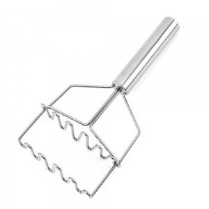 Good quality kitchen tools stainless steel potato press for kitchen and baking