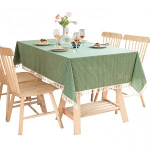Best Sellers Net Ins Fresh Plaid Table Cloth Cotton and Linen Tassel Coffee Towel Dropshipping Home Tablecloths