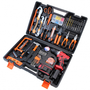 Factory Multi Set Storage Power Accessories Case heavy duty outdoor household repair tools set Plastic Tool Box