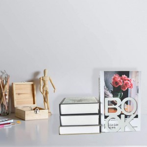 Direct Sales Cheap Decorative Metal Material Bookends Supports for Book Rack Desk