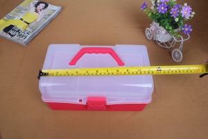 3 Layers Split Grid Home Clear Plastic Storage Box Container Jewelry Bead Organizer Medicine Case Cosmetics Box