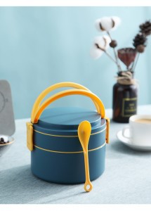 Double-layer lunch box heated food container for food bento box snack heated lunch box for kids with compartments lunchbox