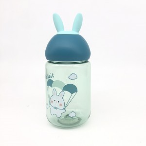Custom logo&color 360ml bpa free bottles plastic kids water bottle cute printing child drink water bottle