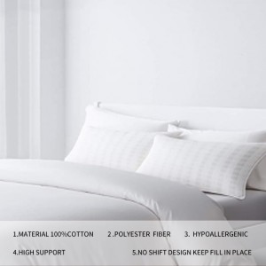 100% cotton neck sleeping pillow
