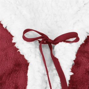 High Quality Soft Comfy Warm Wearable Oversized Sherpa Hoodie Sweatshirt Blanket for Adults Teens