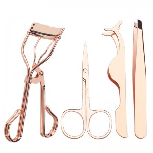 RTS wholesale Multi-function Eyelash Clip Aid Suit Stainless Steel Makeup Tool Eyelash Forceps Eyelash Curling