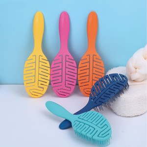 Paddle Massage Twist Comb Dry Wet Hair Care Styling Tool Anti Tangle Anti-static Elastic Flexible Detangle Hairbrush