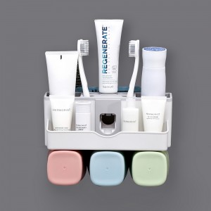 Eco-Friendly Toiletries Toothpaste Squeezer Automatic Plastic, New Arrival Bathroom Accessories Automatic Toothpaste Squeezer