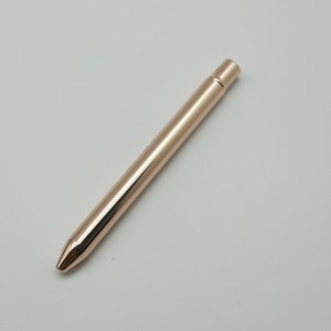 Custom logo Silicone eye brow makeup brush Rose gold retractable eyelash spoolie brush silicone makeup with lid Makeup tools