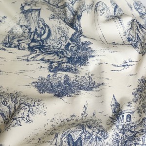 Amazon blockprint cotton ins french Tischdecke farmhouse Nappe pastoral Mantel linen coral table cloths toile de jouy tablecloth