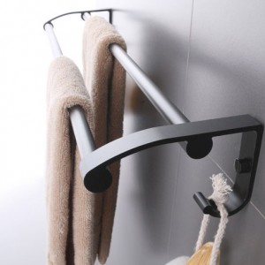 Amazon hot selling OEMODM aluminum bathroom accessories set 5