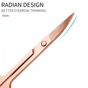 Wholesale Makeup Tools, custom logo eyelash eyebrow trimmer Cosmetic Scissors beauty scissors