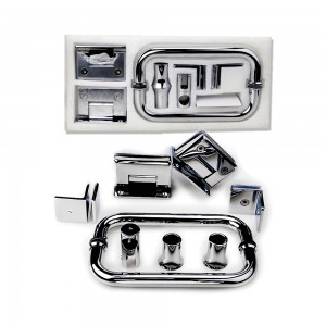 Bathroom sliding door with 8mm glass bathroom foshan hardware accessories