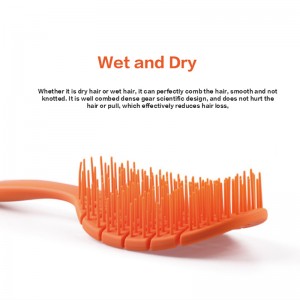 Paddle Massage Twist Comb Dry Wet Hair Care Styling Tool Anti Tangle Anti-static Elastic Flexible Detangle Hairbrush