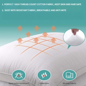 100% cotton neck sleeping pillow