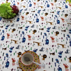 Wholesale Customized design Embroidery Linen table cloth