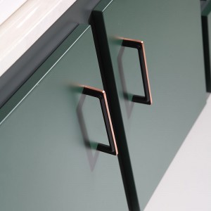 Bathroom storage cabinet with sink modern bathroom vanity with LED lighting mirror custom bathroom equipment