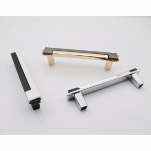 Gaveta preta da liga High Quality Door Zinc Alloy Black Drawer Kitchen Furniture Pull Handles For Cabinet Hardware