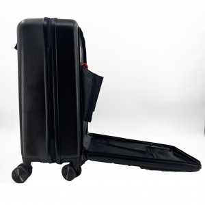 business TSA lock Universal wheel Luggage Hardside suitcase with front pocket