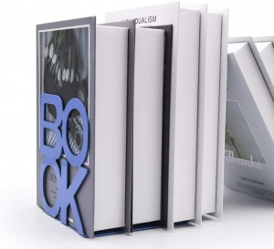 Direct Sales Cheap Decorative Metal Material Bookends Supports for Book Rack Desk