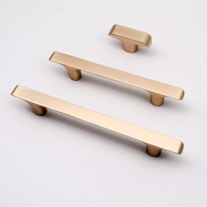 Cheap C Shape Zinc Cabinet Zinc Coffee Hardware Brushed Brass Cabinet Pulls